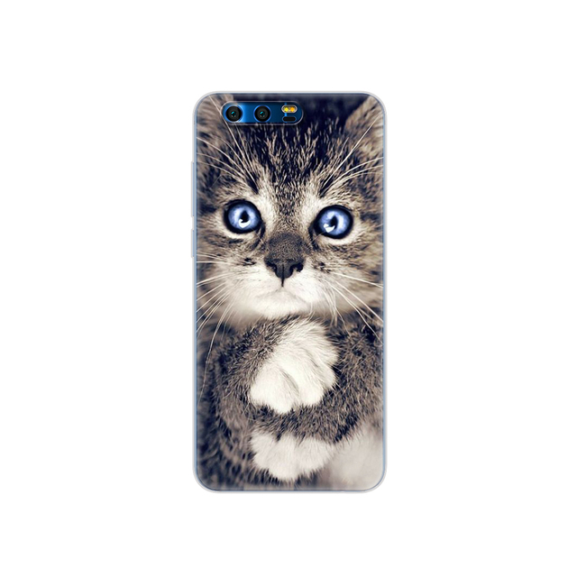 phone case for  honor 9 honor 9 lite soft tpu silicon back cover 360 full protective printing transparent coque