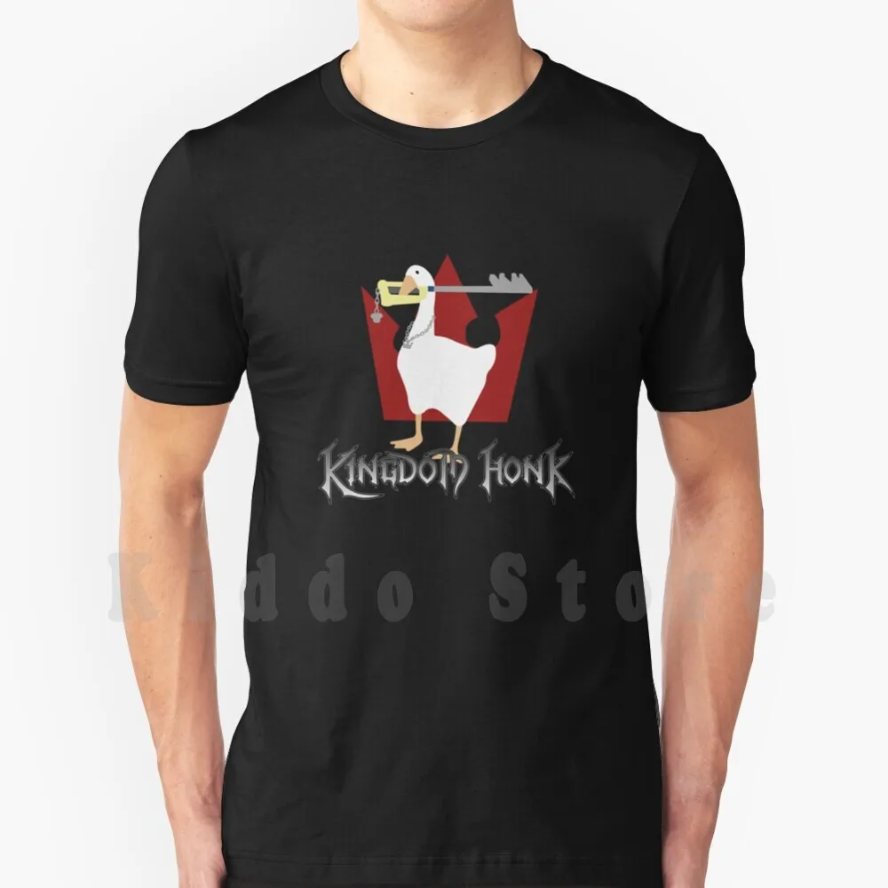 Kingdom Hearts Honk Oca T Shirt Stampa Per Uomo Cotone New Cool Tee Kingdom Hearts Kingdom Honk Honk Untitled Oca Gioco Oca