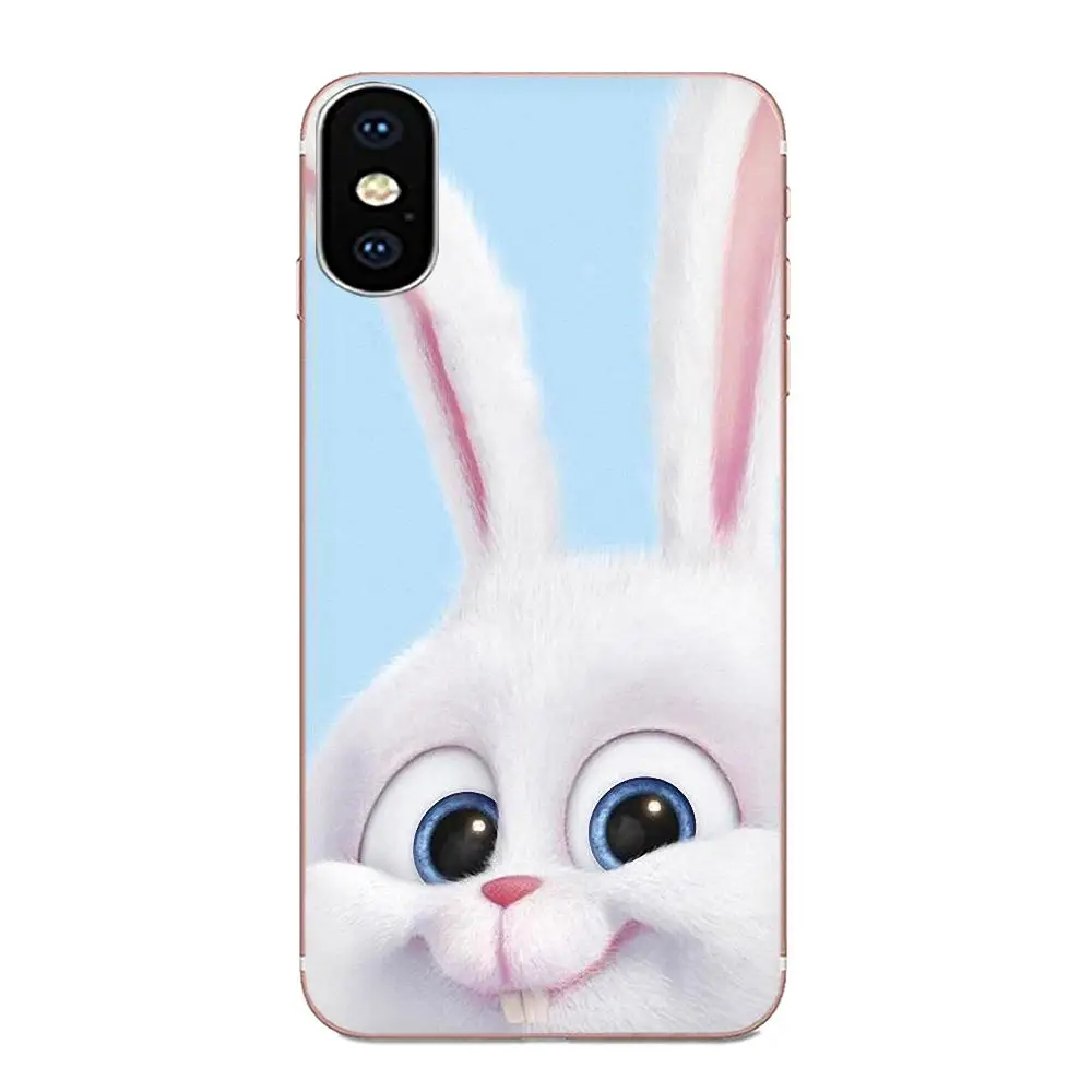 Мягкий резиновый чехол для телефона милый Lovely смешной Кролик для samsung Galaxy Note 5, 8, 9, S3 S4 S5 S6 S7 S8 S9 S10 5G mini Edge рlus Lite - Цвет: as picture