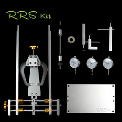 RRSKIT Professional Bicycle Wheel Truing Stand With Dial Indicator Gauge Bike Adjustment Rims MTB Road Bike Wheel Repair Tools