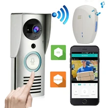 WIFI 720P видео дверной звонок беспроводной телефон домофон монитор