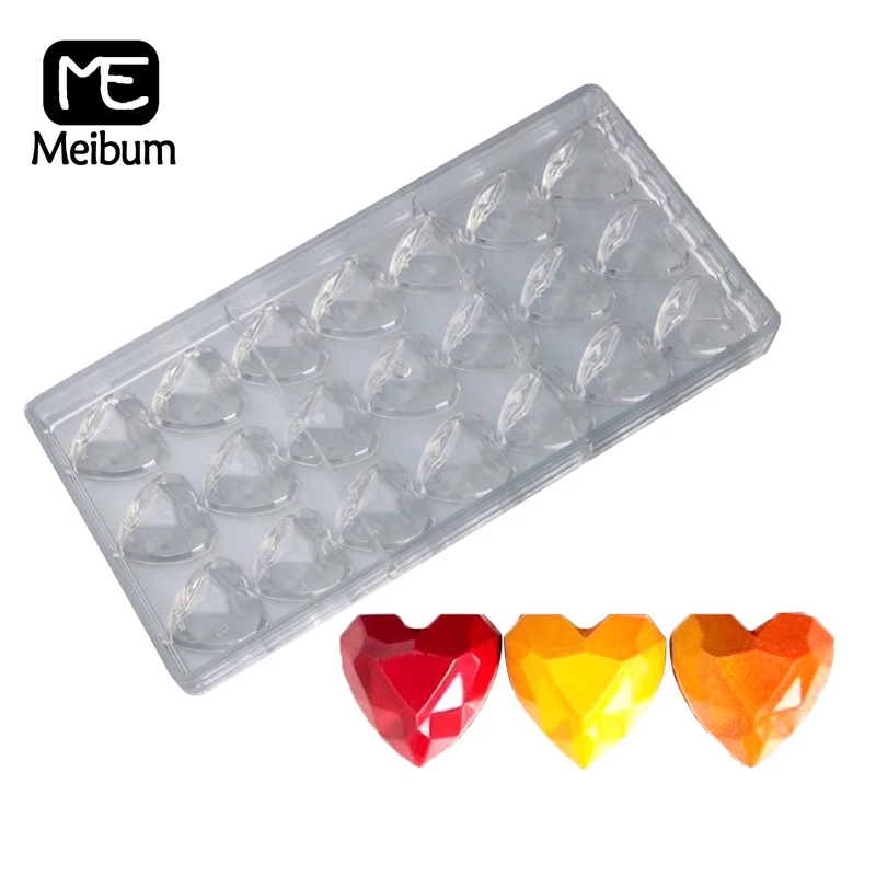 DIAMOND HEART Chocolate Mold