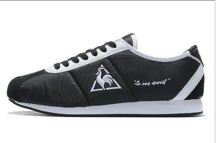 Новые цвета, ткань Оксфорд, серия Le Coq Sportif, высокое качество, мужская спортивная обувь, кроссовки Le Coq Sportif, женская обувь для бега - Цвет: Черный