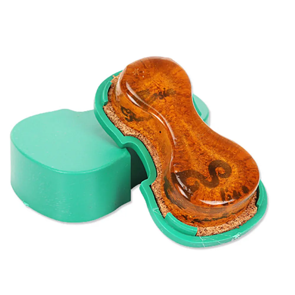 Violin Shaped Musical Instrument Parts Low Dust Viola Creativity Violin Rosin Handmade Resin Durable Gadget Colophony