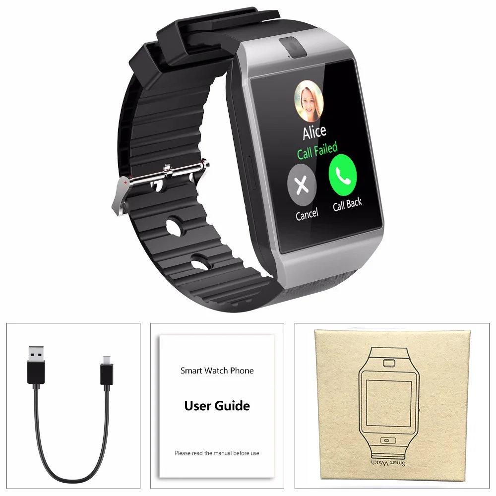 Bluetooth Смарт-часы DZ09 Android телефонный звонок Relogio 2G GSM SIM TF карта камера для IPhone samsung HUAWEI PK GT08 A1