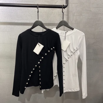 

2020 autumn casual women long sleeve T-shirt tops ladies tee 2 color ddxgz2v 9.12