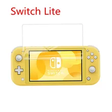 Защитная пленка для экрана из закаленного стекла для NX Switch Lite консоли с защитой от отпечатков пальцев водонепроницаемая крышка из устойчивого к царапинам стекла