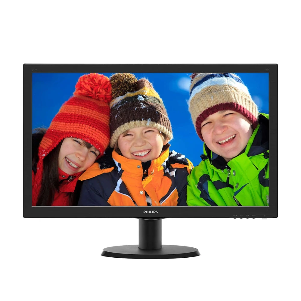 МОНИТОР 23.6" PHILIPS 243V5QHABA/00 Black(MVA, 1920x1080, 8 ms, 178°/178°, 250 cd/m, 10M:1,+DVI,+HDMI,+MM