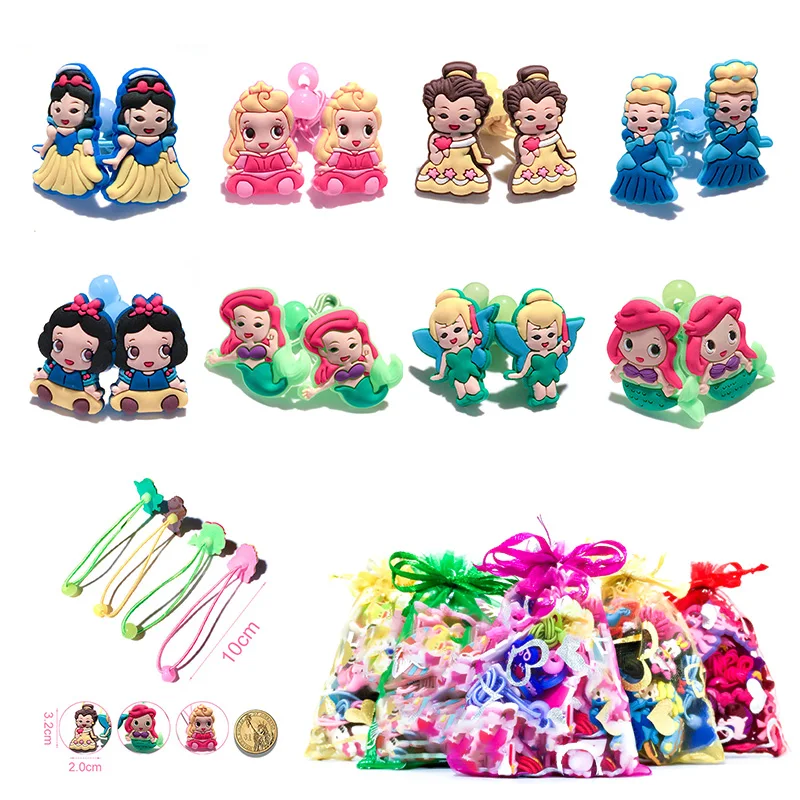 

2pcs/pair Kids Princess Elastic Hair Bands for Baby Girls Hairband Rubber Headbands Barrettes Children Rubber Bands