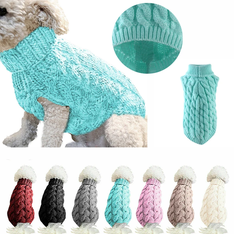 

Winter Pet Dog Sweater Keep Warm Dog Clothes Pet Products Warm Dogs Jersey Spring Autumn Winter Sweater Keep Pet Clothing Coat
