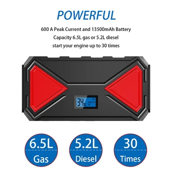 

Multi-Function Car Start Power 12000Mah USB Charger Battery Mobile Power Portable Battery Portable Battery Jump Starter