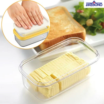 

Japan Imported Butter Cheese Cutter Box Slicers Case Knife Gadget Dough Plane Grater Slicing Cheese Board Sets Kitchen Tool