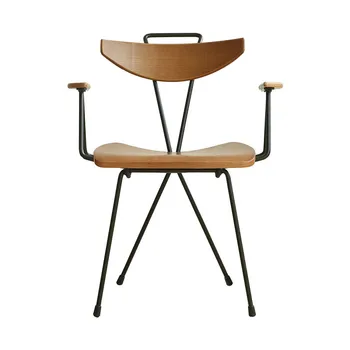 

Ins Chair Modern Simple Iron Art Northern Europe Creative Restaurant Leisure Back Adult Home Designer Dining