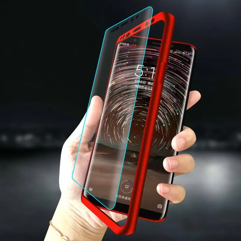 

Protective Case For Huawei Mate20Pro P30 P20 NOVA5 NOVA5Pro Honor 9X 8C 8X 7C Nova3 10i 20i 20Pro Phone Caser+Tempered Glass