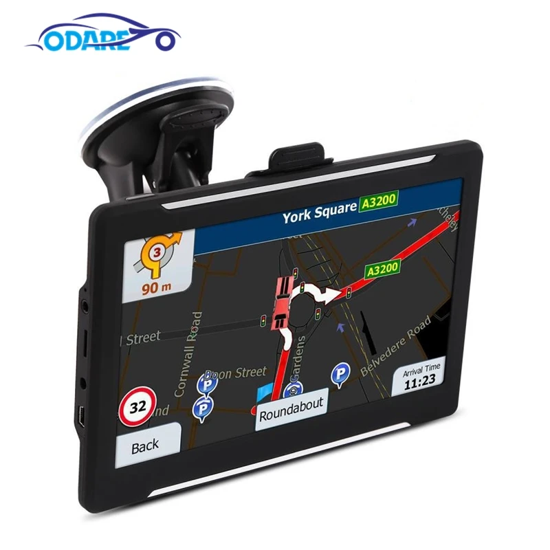 GPS навигатор для грузовика Odare Navitel 7 дюймов HD ЖК экран 256 Мб + 8 Гб FM Bluetooth AVIN Карта