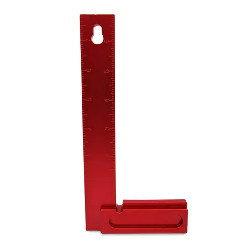 

200mm L-Square Angle Ruler 90 Degree Hole Positioning Measuring Ruler Scriber
