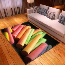 Современный домашний декор большие 3D ковры для спальни и ковры мягкие фланелевые однотонные красочные пигментные узоры для гостиной