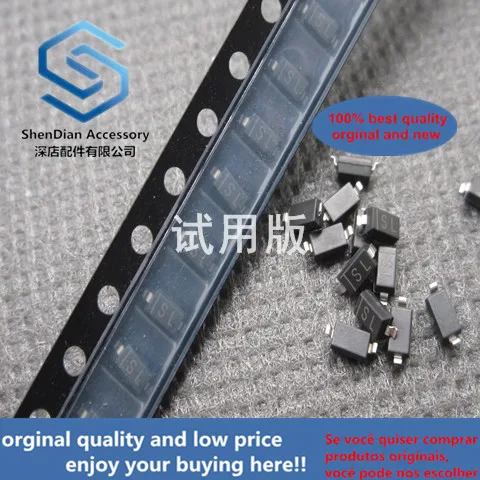 50 шт. 100% Оригинальная Новинка SMD диод Шоттки 1N5819HW-7-F SOD-123 Шелковый экран SL 1A 40V 1206
