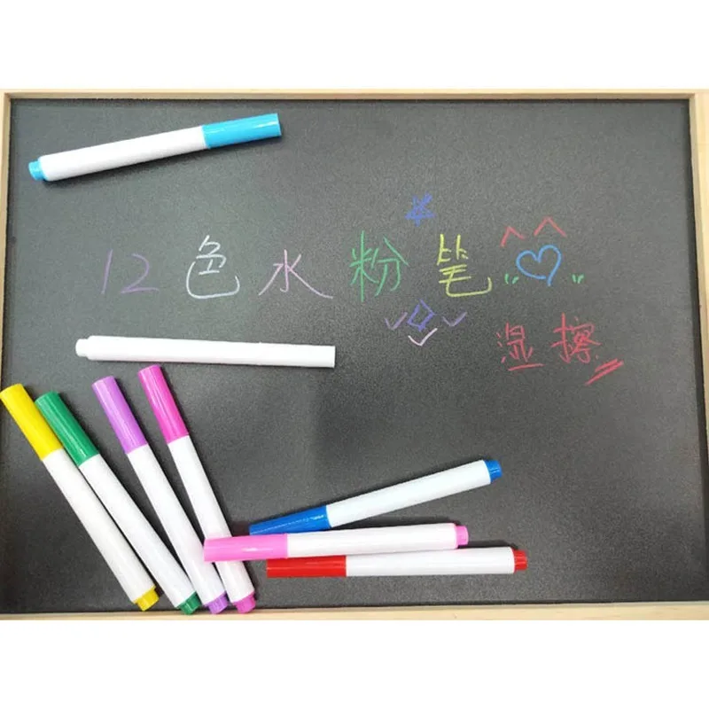 유리 창문용 흰색 액체 초크 펜 마커, 전자 칠판 칠판 창문 흰색 펜, 벽 스티커, 3 개, 5 개, 10 개 세트