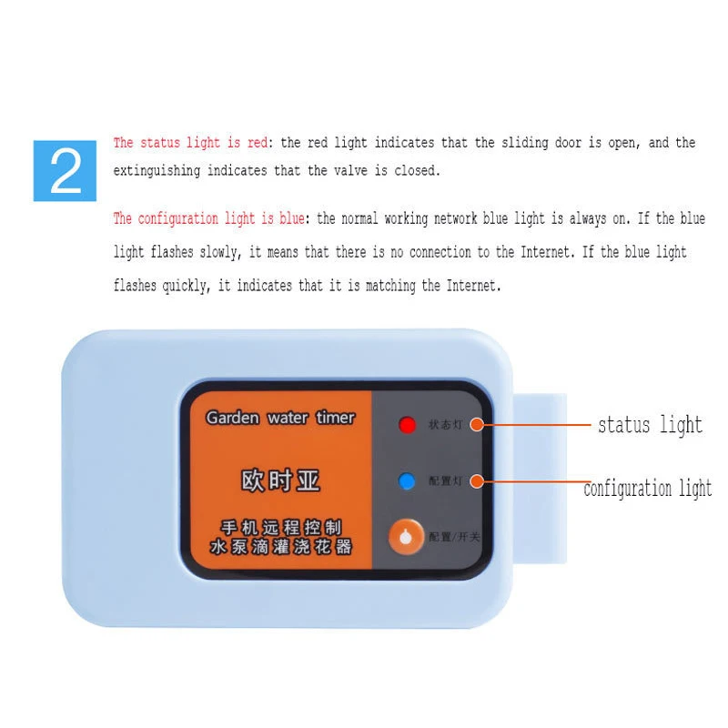 

Intelligent Automatic Drip Irrigation System Mobile Phone Remote WIFI Control Watering Device for Garden Plant Water Pump Timer