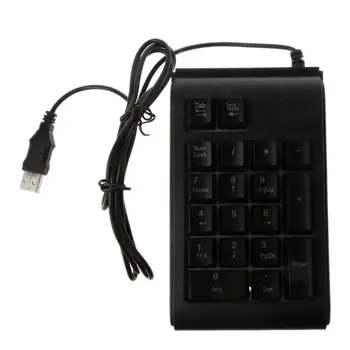 

Three Colors RGB Backlit USB Wired Keyboard Waterproof Number Pad Numeric Keypad Mini Numpad Multi-functional Digital Keys