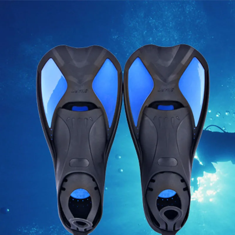 Black blue Новые плавники плавательные маски неопреновые Нескользящие плавательные туфли для дайвинга плавники для дайвинга для взрослых Сноркелинг серфинг - Цвет: Black blue