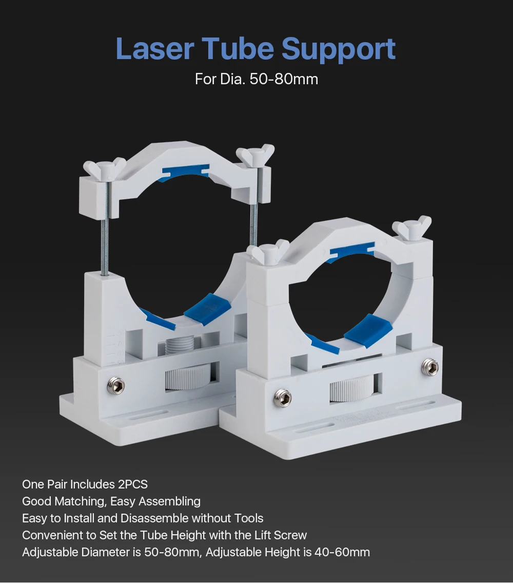 50 W CO2 Tube Laser 50 W Laser Bloc d'alimentation Laser Graveur machine à graver 