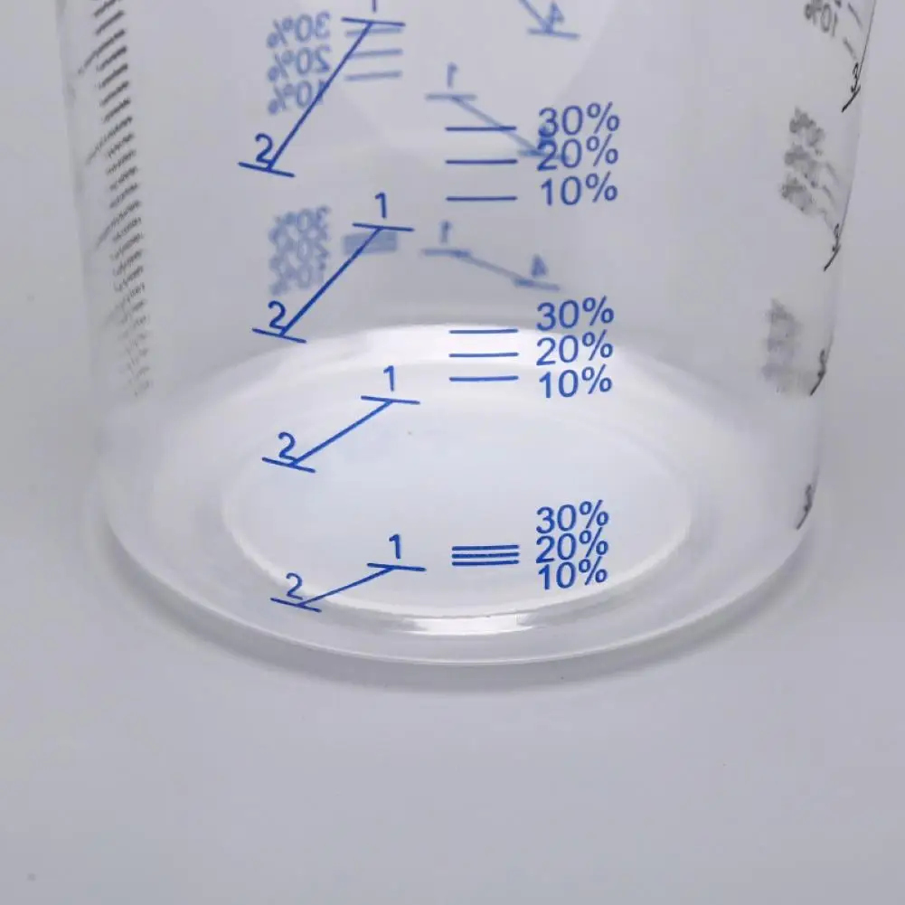 1pc Plastic Paint Mixing Cups 385ml 750ml Paint Mixing Calibrated Cup For  Accurate Mixing Of Paint