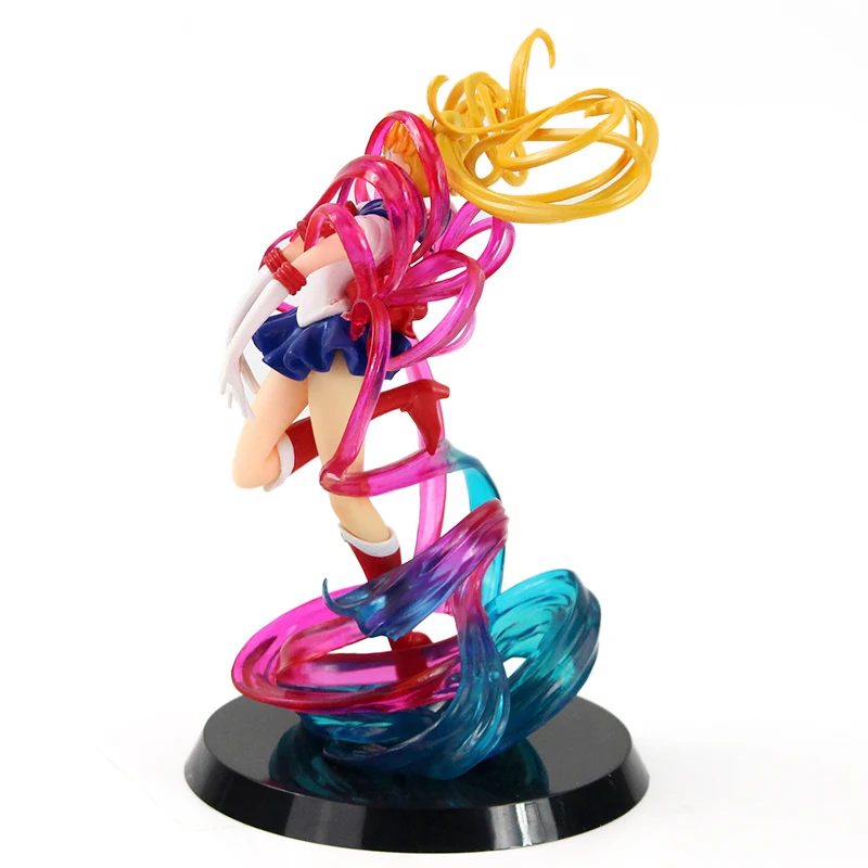 20 см аниме Sailor Moon Tsukino Usag кристалл макияж ПВХ фигурка Коллекционная модель