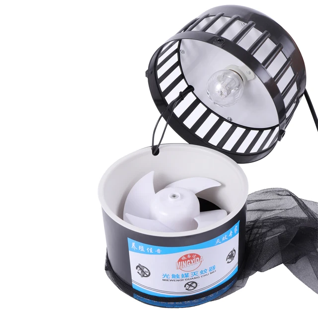 Fotokatalizátor Szúnyog Légygyilkos Lámpa 220 V 16W ​​Elektromos Led -Es Fényvisszaverő Rovar Csapda Kültéri Kártevő Bug Zapper - Image 4