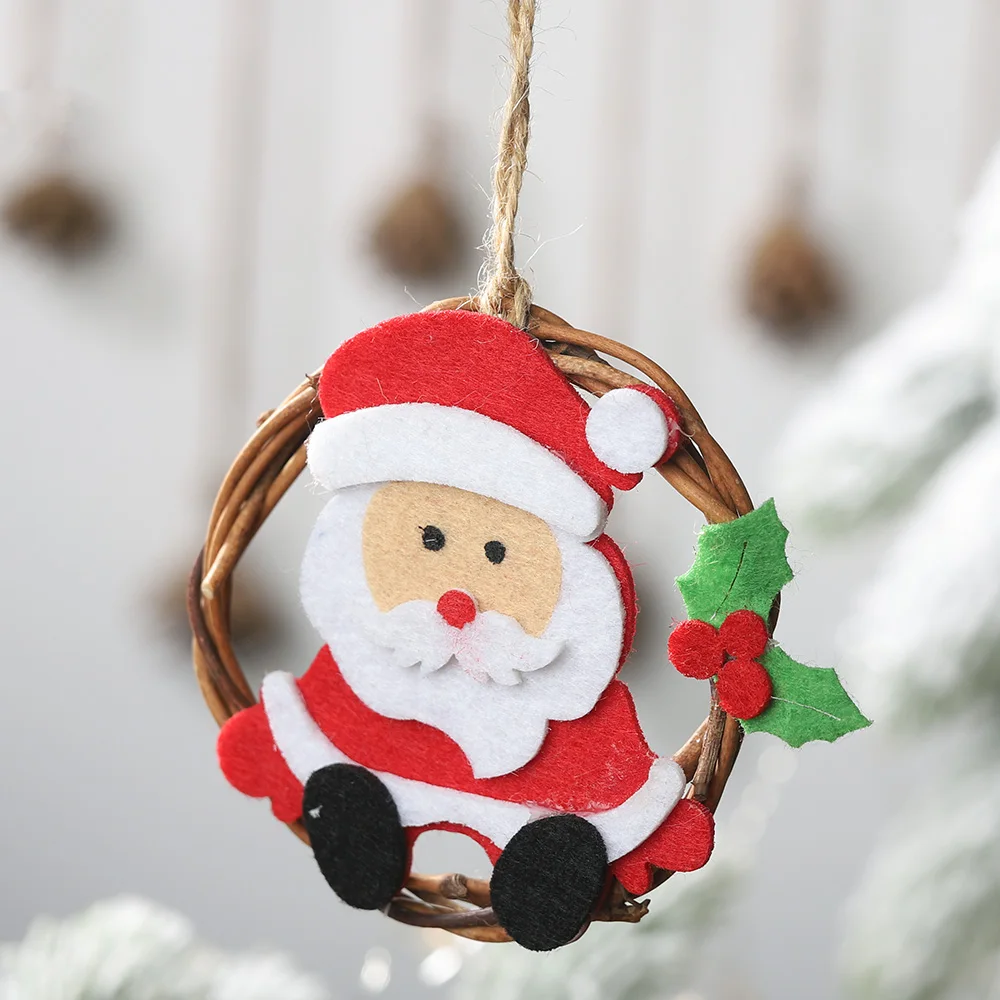 Navidad Рождественская елка Декор подвесная подвеска милый снеговик украшение медведь рождественские вечерние рождественские украшения для дома год - Цвет: 11