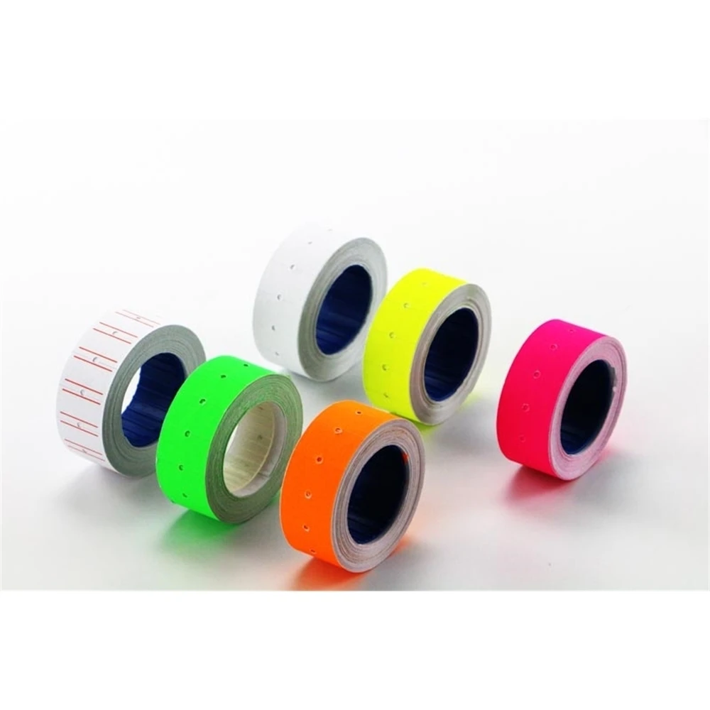 Colored Price Label for One Line Labeller, Pricing Gun Labeler #5500 Paper  Tag Sticker, Price Tag Label Gun Refill Roll in Color