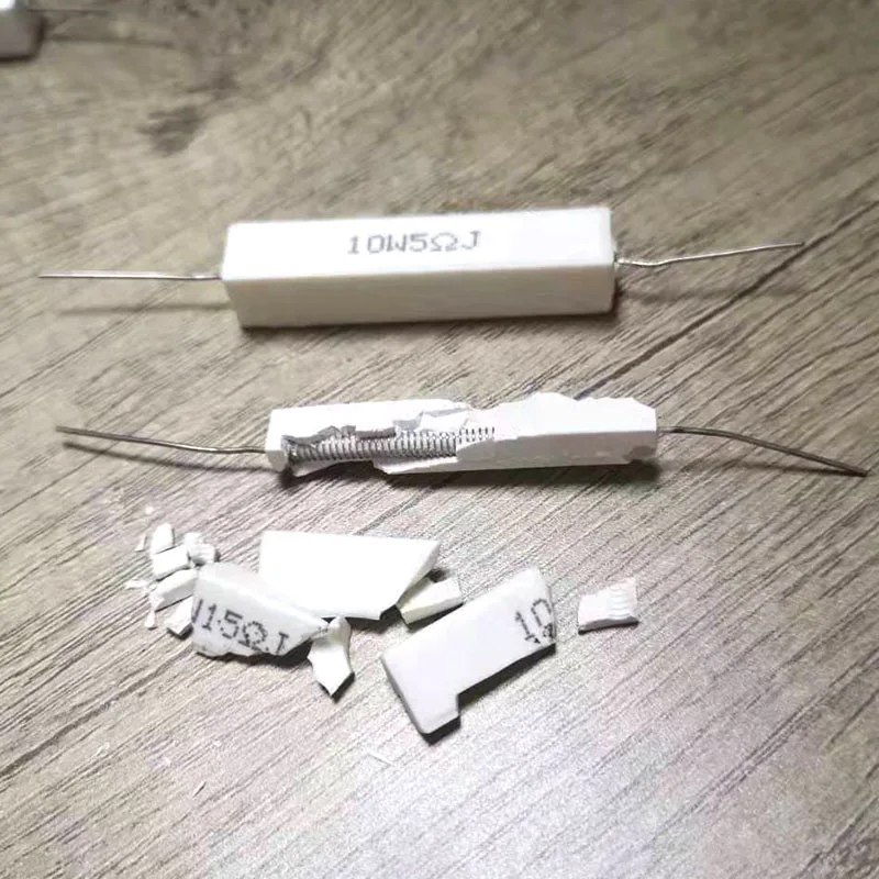 2 шт 6Ohm-20Ohm 10 Вт динамик делитель частоты аудио стерео кроссовер керамическое сопротивление цементный резистор