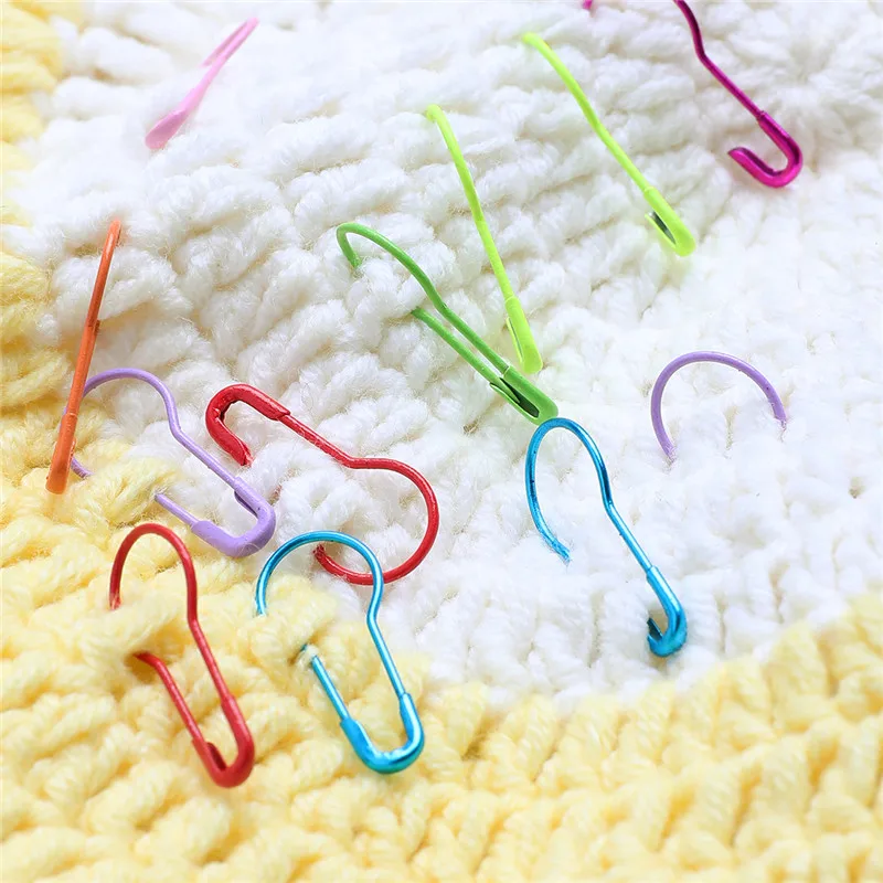 10 Colors 500pcs Small Safety Pin Colorful Clothing Tag Gourd Pin DIY Sewing Locking Tools Craft Supplies Apparel Accessories (9)
