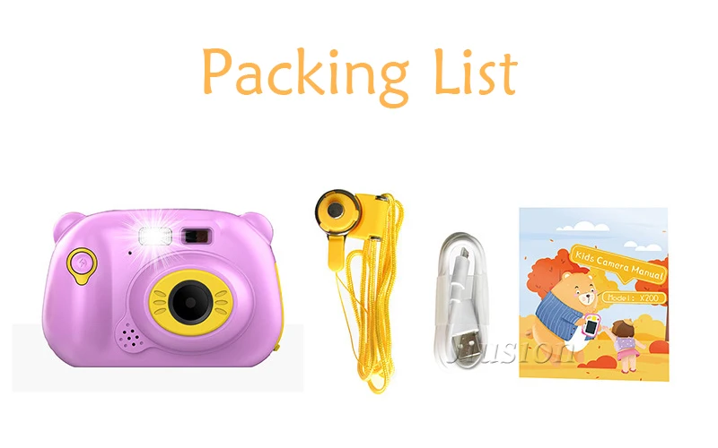 Детская мини видеокамера 1080P Цифровая видеокамера Wifi Vlog Camara Обучающие игрушки с двумя объективами профессиональный подарок для детей
