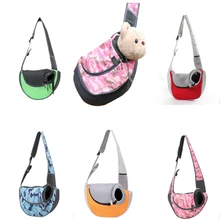 Переносная Наплечная Сумка для кошек и собак, рюкзак для питомцев из дышащей сетки, сумка для домашних животных на одно плечо, сумка принадлежности для домашних животных