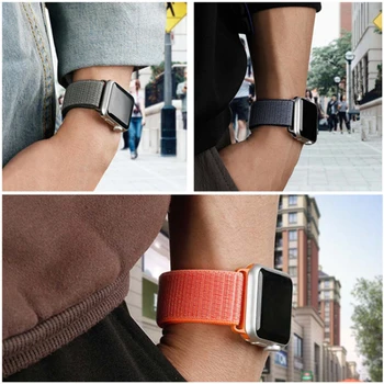 

For Apple Watch 38MM/40MM Nylon Soft Breathable Strap Replacement band for Apple Watch 3/2/1 Sport Buckle Series4