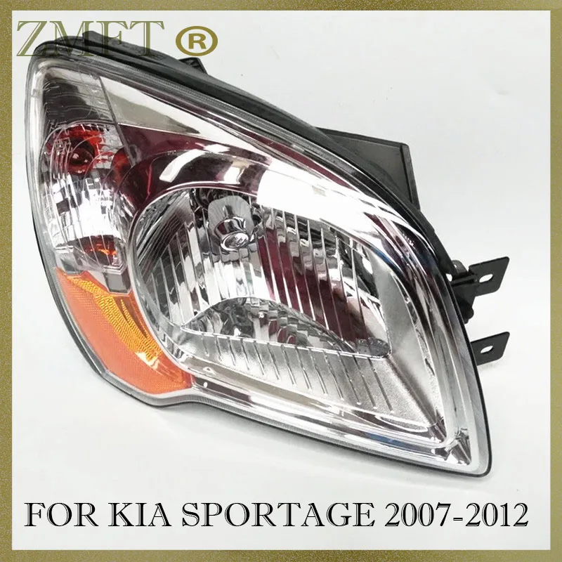 

Left/Right Car Front Bumper Headlight Driving Light For KIA Sportage 2007~2012 Replacemnt Headlamp Head Lamp Without Bulbs