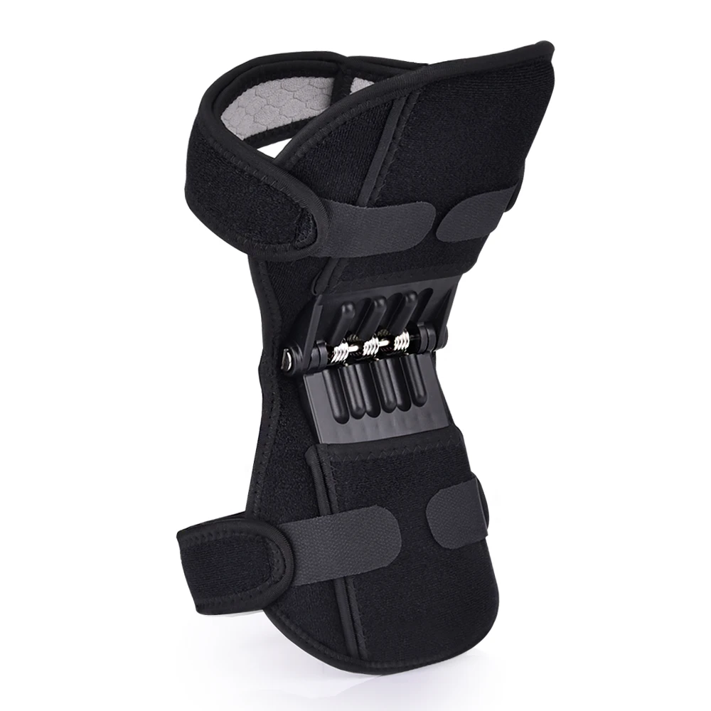 Knee Joint Support Breathable Pads Powerful Rebound Spring Non-slip Climbing Booster Outdoor Power Lift Stabilizer Brace