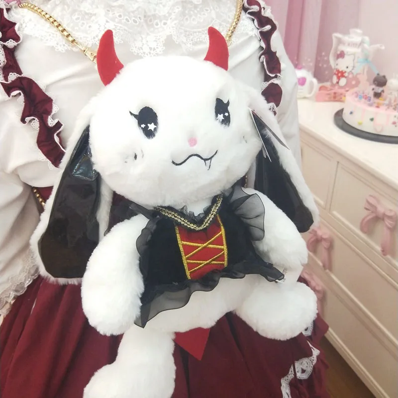 Милый Плюшевый Кролик Рюкзак Kawaii Кролик плюшевый рюкзак плюшевый кролик игрушка детская школьная сумка подарок Детская игрушка для маленькой девочки