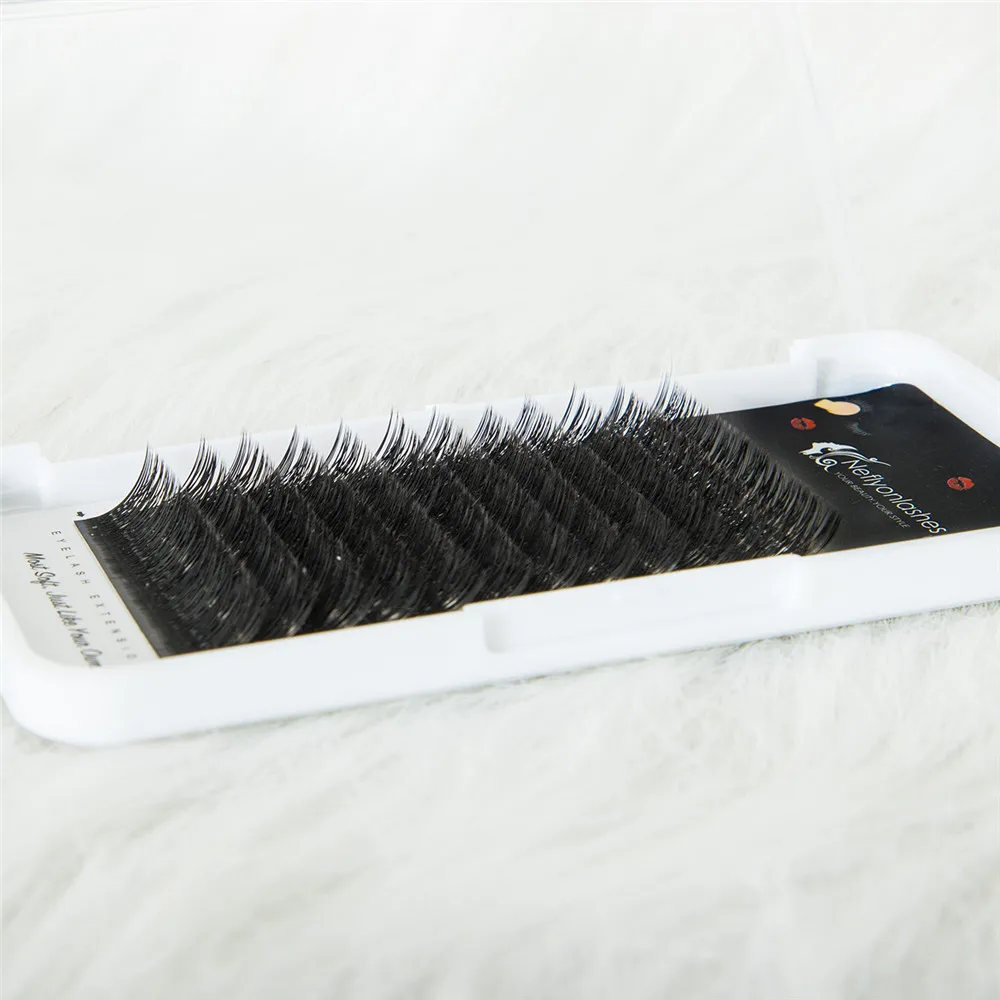 Neflyonlashes высококачественные искусственные норковые y-образные ресницы для наращивания, индивидуальные Объемные Накладные ресницы, мягкие натуральные ресницы, инструменты для макияжа