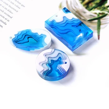 

1 pc Creative Step Field Island Pendant Silicone Mold Crystal Epoxy Ladder Silicone Mould Garden Decoration