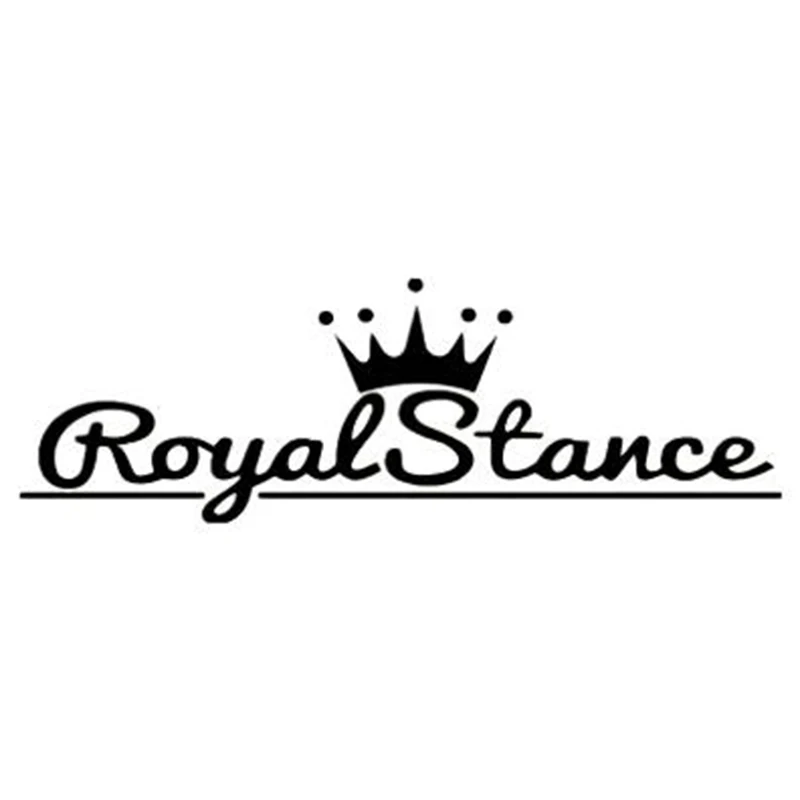 Black/Sliver Interesting Letter Print Royal Stance Car Decal Stickers Vinyl Styling Accessories C295 | Автомобили и мотоциклы