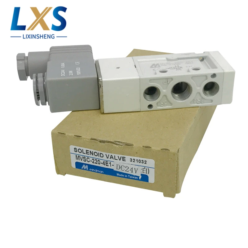 MVSC-220-4E1-DC24V 100% Тайвань оригинальный MINDMAN пневматический Соленоидный клапан |