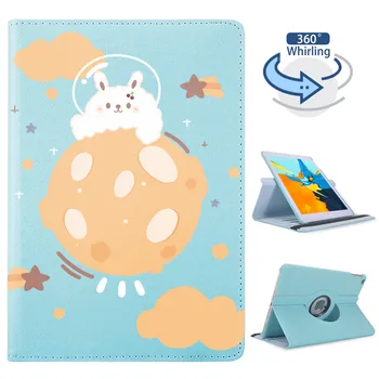 

Cute Animals 360° Rotating Leather Stand Case For iPad Mini 5 Tablet Covers Protective For 2020 iPad Pro 12.9 Funda Pro 11 2020