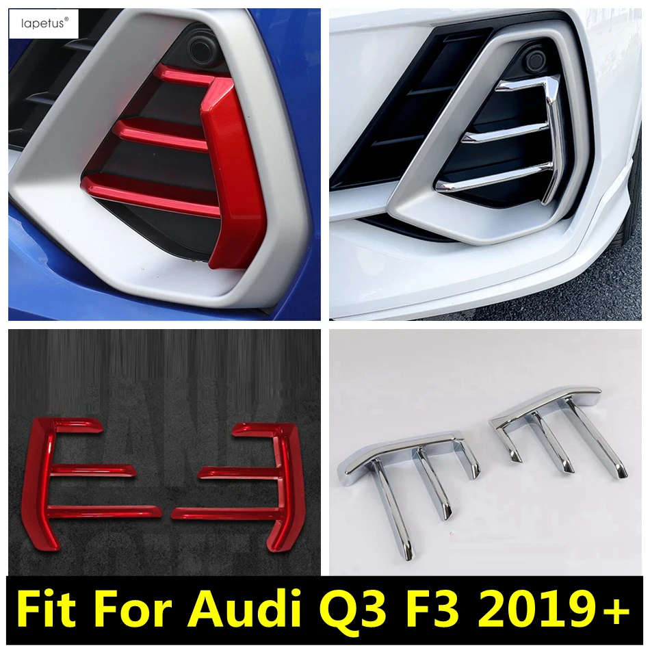 Аксессуары Lapetus подходят для Audi Q3 2019 - 2021 ABS Передние противотуманные фары рама