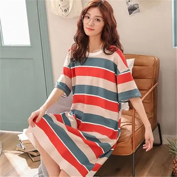 

Women's pajamas, sexy, cute cartoon printed women's robe suit pajamas, women's home clothes, long pajamas, best, cotton pajamas