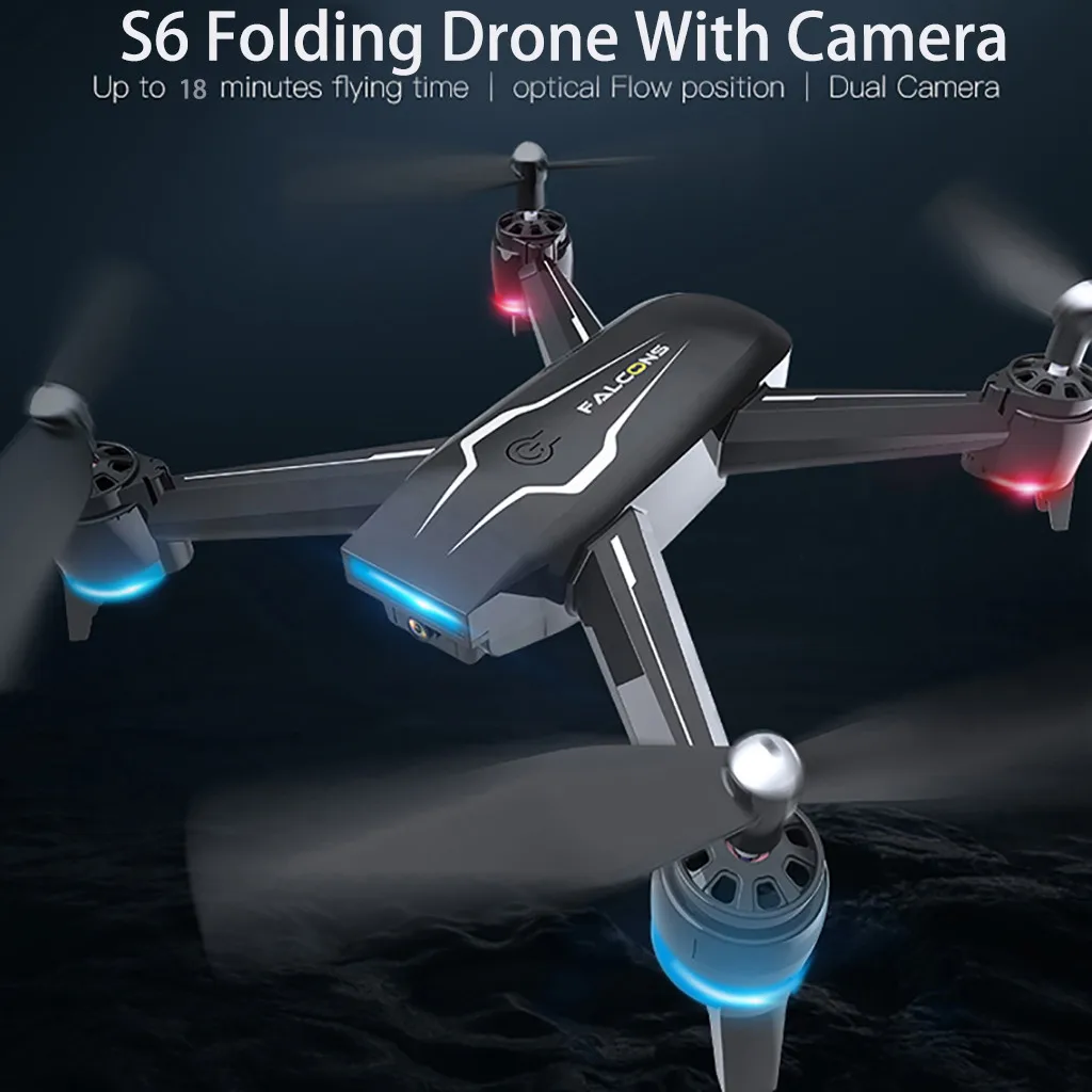 

RC Airplanes 2.4Ghz 4CH 1080PWIFI Optical Flow Dual Camera Trajectory flight Quadcopter Drone W805