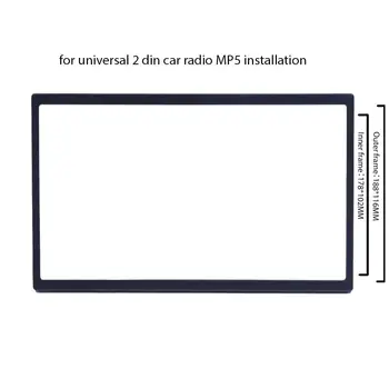 

3.94 Inch Car Radio 2din MP5 100MM Din Frames for Double Din Media Player Car Accessories for Installation