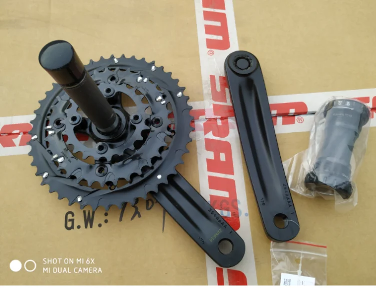 SRAM X5 GXP 3x10 диаметра окружности болтов (170 мм 44/33/22T)|Шатун и передняя звездочка